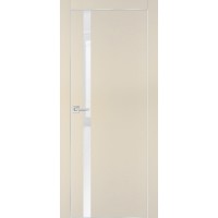 PX-8 PET бежевый матовый, 900*2000 белоснежный лакоб. врезка под петли AGB и замок , Al-кр. с 4-х с