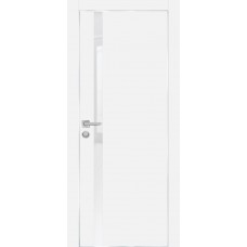 PX-8 PET белый матовый, 550*1900 белоснежный лакоб. врезка под петли AGB и замок , Al-кр. с 4-х ст.