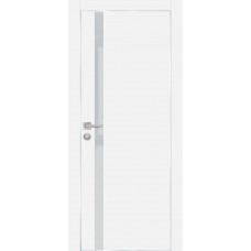 PX-8 PET белый матовый, 550*1900 лунный лакоб. врезка под петли AGB и замок , Al-кр. с 4-х ст.