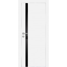 PX-8 PET белый матовый, 550*1900 черный лакоб. врезка под петли AGB и замок , Al-кр. с 4-х ст.