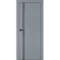PX-8 PET серый матовый, 550*1900 серый лакоб. врезка под петли AGB и замок , черная кр. с 4-х ст.