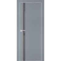 PX-8 PET серый матовый, 600*1900 серый лакоб. врезка под петли AGB и замок , Al-кр. с 4-х ст.