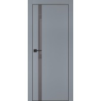 PX-8 PET серый матовый, 800*2000 серый лакоб. врезка под петли AGB и замок , черная кр. с 4-х ст.