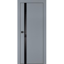 PX-8 PET серый матовый, 900*2000 черный лакоб. врезка под петли AGB и замок , черная кр. с 4-х ст.