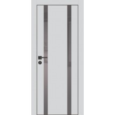 PX-9 PET агат матовый, 550*1900 серый лакоб. врезка под петли AGB и замок  черн.кр. с 4-х ст