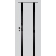 PX-9 PET агат матовый, 600*1900 черный лакоб. врезка под петли AGB и замок  черн.кр. с 4-х ст