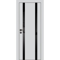 PX-9 PET агат матовый, 900*2000 черный лакоб. врезка под петли AGB и замок  черн.кр. с 4-х ст