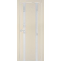 PX-9 PET бежевый матовый, 550*1900 лунный лакоб. врезка под петли AGB и замок  Al-кр. с 4-х ст