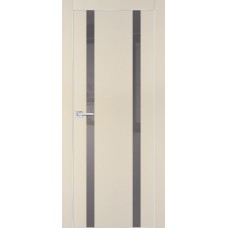 PX-9 PET бежевый матовый, 550*1900 серый лакоб. врезка под петли AGB и замок  Al-кр. с 4-х ст