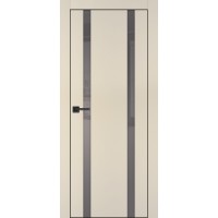PX-9 PET бежевый матовый, 550*1900 серый лакоб. врезка под петли AGB и замок  черн.кр. с 4-х ст