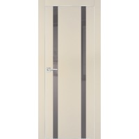 PX-9 PET бежевый матовый, 600*1900 серый лакоб. врезка под петли AGB и замок  Al-кр. с 4-х ст