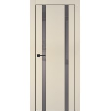 PX-9 PET бежевый матовый, 800*2000 серый лакоб. врезка под петли AGB и замок  черн.кр. с 4-х ст