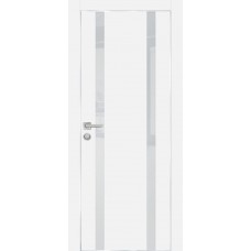 PX-9 PET белый матовый, 600*1900 лунный лакоб. врезка под петли AGB и замок  Al-кр. с 4-х ст