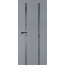 PX-9 PET серый матовый, 800*2000 серый лакоб. врезка под петли AGB и замок  черн.кр. с 4-х ст