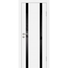 P-9 NEW PET белый матовый, 900*2000 стекло черный лакобель