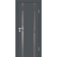 P-9 NEW PET графит матовый, 600*2000 стекло серый лакобель