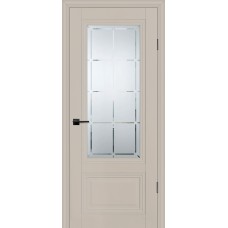 PSC-37 РР Classic PP шеллгрей ДО 800*2000 стекло сатинат худ.гравировка