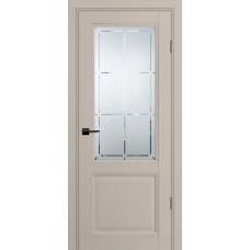 PSU-37 РР шеллгрей ДО 800*2000 стекло сатинат худ.гравировка