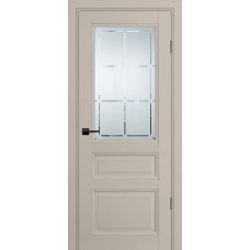 PSU-39 РР шеллгрей ДО 600*2000 стекло сатинат худ.гравировка