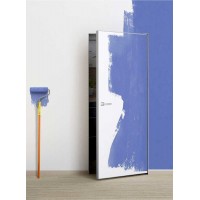 PX-0 Invisible 600*2300, Al-кромка с 4-х сторон врезка под ProfiloPorte: 3 петли и замок