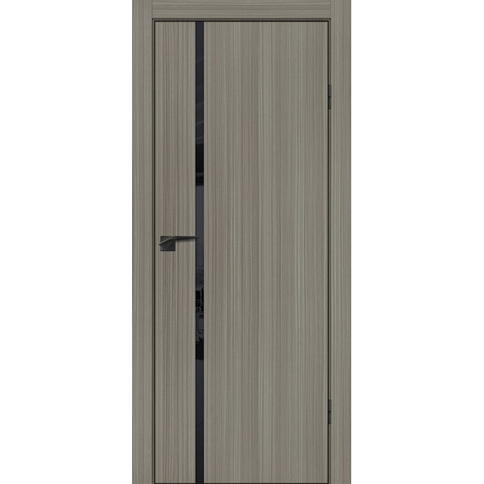 P-22 NEW nanoshpon, эвкалипт португальский 700*2000 стекло черный лакобель, ABS-черная кромка с 4-х