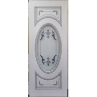 Дверь межкомнатная Багет 15 эмаль белая