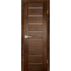 Дверь межкомнатная Электра античный орех остекленная