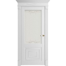 Дверь межкомнатная Флоренс (Florence) 62002 белый серена остекленная