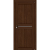 Дверь межкомнатная LIGHT 2109 орех вельвет остекленная