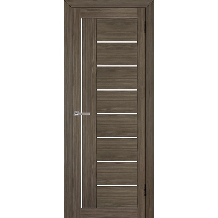 Дверь межкомнатная LIGHT 2110 велюр графит остекленная