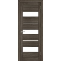Дверь межкомнатная LIGHT 2126 велюр графит остекленная