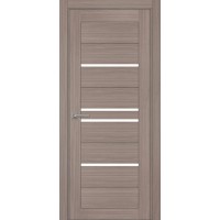 Дверь межкомнатная Модель 24 эко серый остекленная