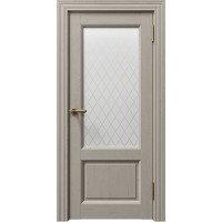 Дверь межкомнатная Соренто (Sorrento) 80010 блистер золото тортора soft touch остекленная золото