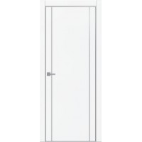 Дверь межкомнатная Тамбурат (Tamburat) 4103 аляска суперматовая металлическая кромка