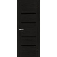 Дверь межкомнатная UniLine 30026 шоко велюр остекленная