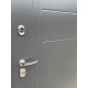 Дверь входная уличная Страж T1 Термо, цвет Букле Графит, панель - 3k yodoors-t1 цвет Белоснежная мягкая шагрень