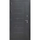Дверь входная уличная Страж T1 Термо, цвет Букле Графит, панель - 3k yodoors-t1 цвет Белоснежная мягкая шагрень