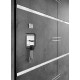 Дверь входная Флагман Z, цвет Бетон графит, панель - light 2110 (зеркало) цвет Капучино велюр