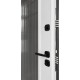 Дверь входная уличная Исландия Термо 6149, цвет ral 7024 Антрацит, панель - Исландия 6149 цвет ral 9016 Белый