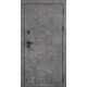 Дверь входная Прогресс Лайт, цвет Темный бетон, панель - Прогресс Лайт цвет Шагрень Белая