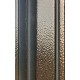 Дверь входная уличная Термо 3, цвет антик медь, панель - light 2110 (зеркало) цвет серый велюр