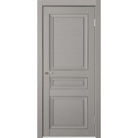 Дверь межкомнатная Деканто 3 покрытие soft touch серый бархат 