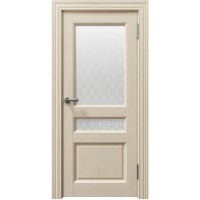 Дверь межкомнатная Sorrento 80014 покрытие soft touch кремовый soft touch остекленная
