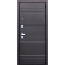 Стальная дверь 'Дуэт' с зеркалом