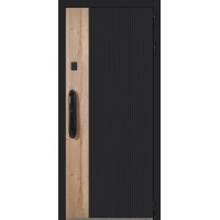 Стальная дверь «Конструктор» с зеркалом (биометрический замок)