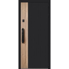 Стальная дверь «Конструктор» с зеркалом (биометрический замок)