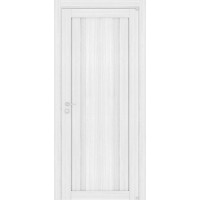 Дверь межкомнатная LIGHT 2190 экошпон белый велюр остекленная