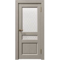 Дверь межкомнатная Sorrento 80014 покрытие soft touch тортора soft touch остекленная золото