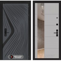 Входная дверь LEOLAB с зеркалом 19 - Грей софт