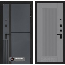 Входная дверь EVOLAB 30 - Серый рельеф софт